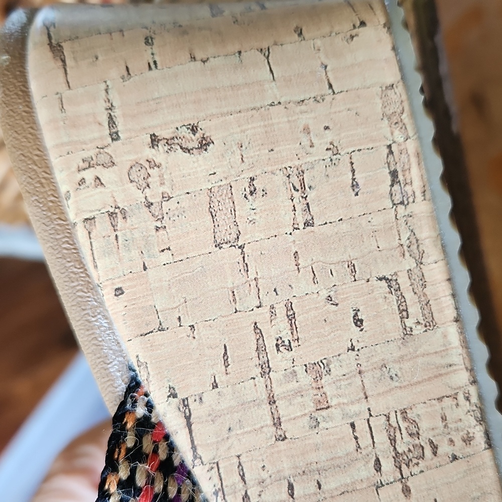 Skechers Luxe Foam Woven Multicolored Sandals sz 9‎ - Picture 15 of 16